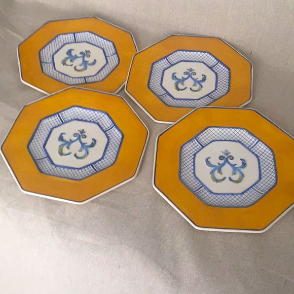 Fitz and Floyd Other - Set of 4 Fitz & Floyd salad/dessert plates